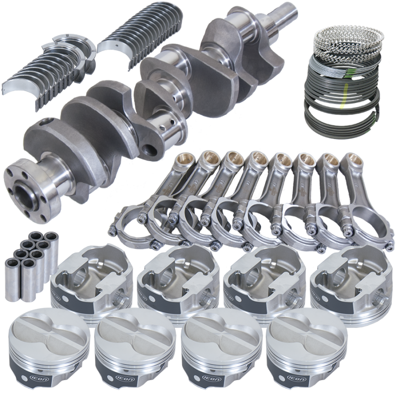 Eagle Ford 289/302 3.400in Crank 5.400in I-Beam Rod -11cc Flat Top 4.000in Pistons Rotating Assembly