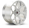 Vossen x Novitec NL5-5L 23x10.5 - 5x130 BP - ET21 - Brushed Gloss Clear Lamborghini Urus Front Wheel