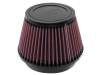 K&N Universal Rubber Filter 5in Flange ID x 6.5in Base OD x 4.5in Top OD x 4.125in Height