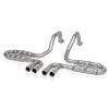 Stainless Works 1997-04 Corvette C5 2-1/2in Axle Back Quad Rolled Edge Tips