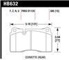 Hawk 06-10 VW Touareg Front / 09-11 Corvette Z06/ZR-1 (w/Carbon Ceramic Brake Package and Iron rotor