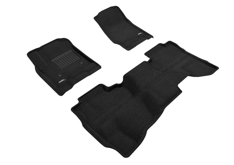 3D MAXpider 14-18 Chevrolet Silverado 1500 Double Cab Elegant Black R1 R2