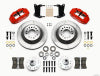 Wilwood Narrow Superlite 6R Front Hub & 1PC Rtr Kit 12.88in-Red 67-69 Camaro 64-72 Nova Chevelle