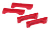 Prothane 68-87 GM Small Block Radiator Isolators - Red