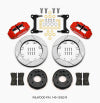 Wilwood Narrow Superlite 6R Front Kit 12.19in Drilled Red 63-87 C10 w/ Wilwood Pro Spindles