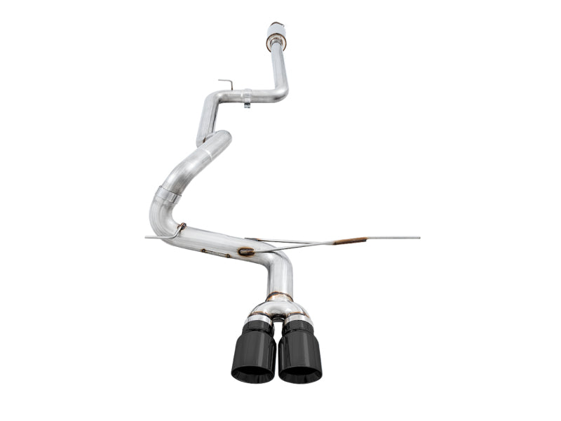 AWE Tuning Ford Focus ST Track Edition Cat-Back Exhaust - Diamond Black Tips