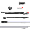 XK Glow Fiber Optic Roll 3pc LED Head XKchrome App Controlled Fiber Optic LED Accent Light Kit 6ft
