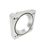 Torque Solution 06-21 Subaru STI / 08-14 Subaru WRX Big Bore 76mm Throttle Body Adapter - Silver