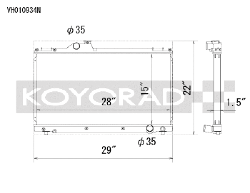Koyo 01-05 Lexus IS300 (w/ Manual Transmission) Racing Radiator