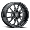 Method Raised MR802 20x12 / 5x5 BP / -40mm Offset / 71.5mm Bore - Double Black Milled Wheel