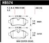 Hawk 07+ Mini Cooper Performance Ceramic Street Rear Brake Pads