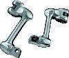Kuryakyn 4in Adjustable Lockable Offsets With Male Mount Adapter Chrome
