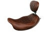 Mustang 2008-17 Harley Rd King,06-07 Str Glide,00-05 Eagle Wide Tripper Solo Seat - Brown