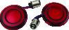 Kuryakyn Tracer L.E.D. Rear Turn Signal Insert Red Light Red Lens 1157