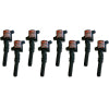 Granatelli 97-04 Ford 4.6L/5.4L 2V Hot Street Coil Packs - Black (Set of 8)