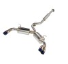 REMARK Sports Touring Cat-Back Exhaust, Toyota GR86 / Subaru BRZ 2022+, Burnt Stainless Tip