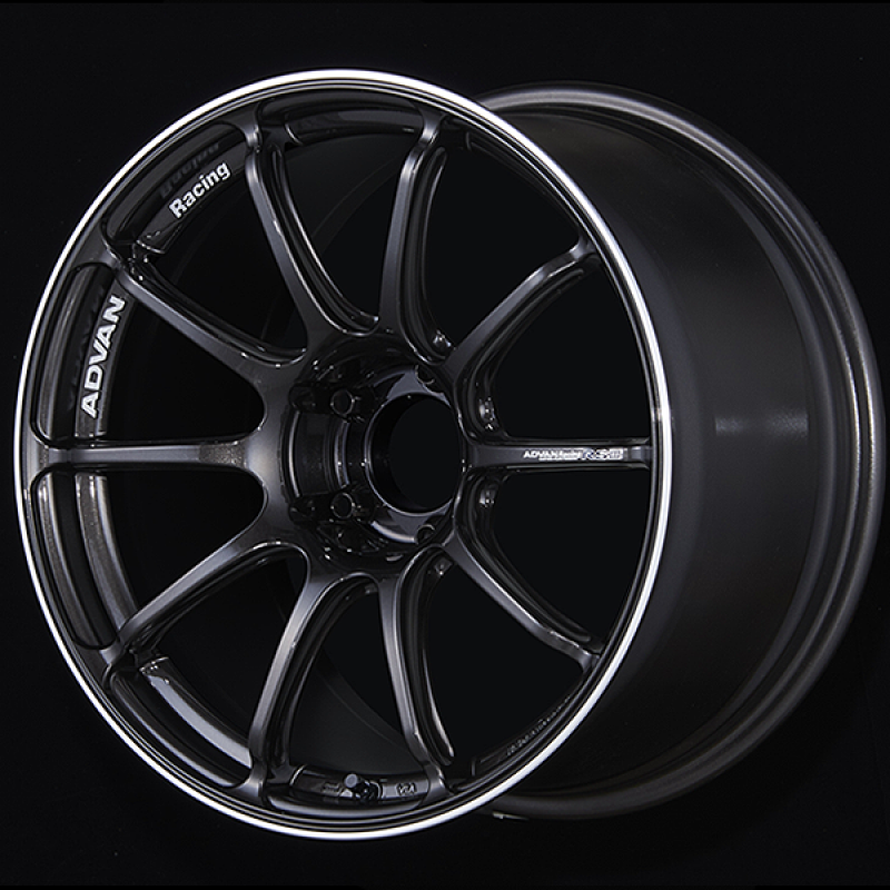Advan RSIII 18x8.0 / +33 Offset / 5x110 / 65.2mm Bore / Black Gunmetallic and Ring