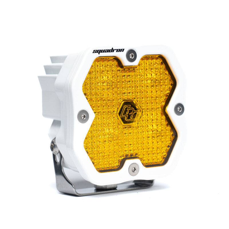 Baja Designs Squadron 2.0 Sport LED Work/Scene - Baja Amber w/White Housing