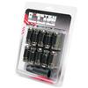 Wheel Mate Monster Locking Lug Nut Set of 4 - Black Chrome 14x1.50