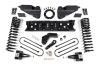 Zone Offroad 2019 Ram 3500 4.5in Radius Arm Brkt 2in Rr Block w/ Overload 6-Bolt T-Case Nitro Shocks