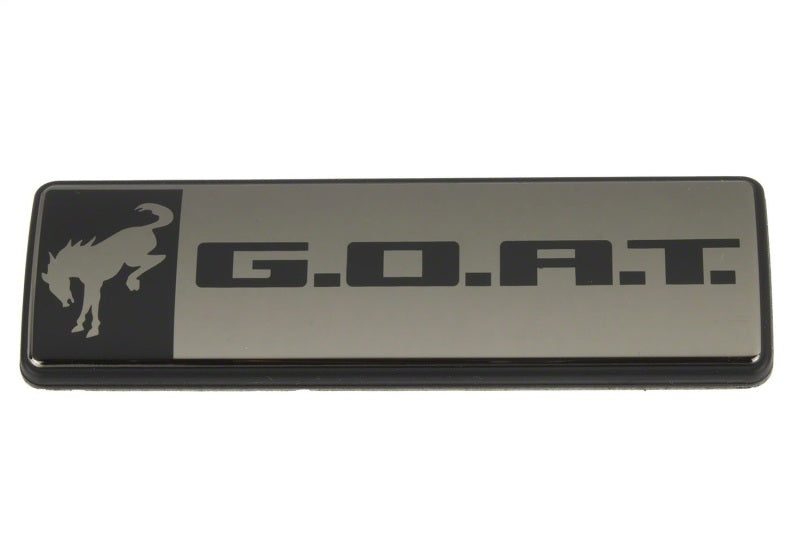 Ford Racing Bronco/Bronco Sport G.O.A.T. Badge - Black/Black