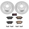Power Stop 09-10 Pontiac Vibe Rear Z17 Evolution Geomet Coated Brake Kit