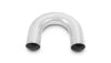 Vibrant 1.5in O.D. Universal Aluminum Tubing (180 degree Bend) - Polished