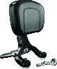 Kuryakyn Multi-Purpose Backrest Black & Chrome