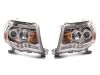 Raxiom 05-09 Toyota Tacoma Super White LED Halo Projector Headlights- Chrome Housing- Clear Lens