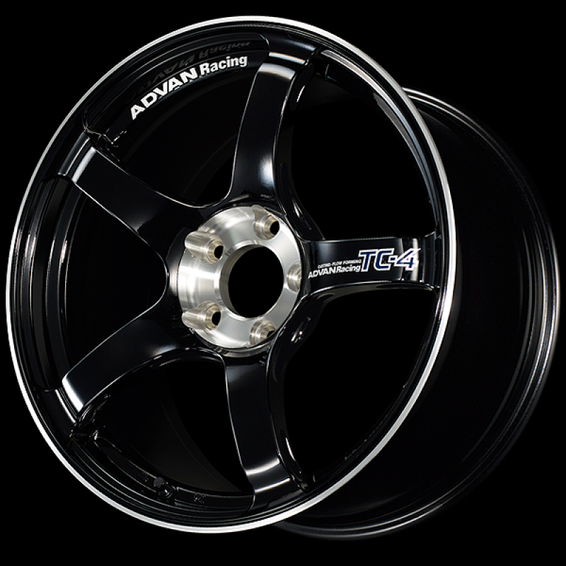 Advan TC-4 SE 16x5.5 / +38 Offset / 4x100 / 63mm Bore / Racing Gloss Black and Diamond Cut
