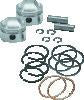 S&S Cycle 36-84 BT 3-7/16in x Up To 4-3/4in Stroke Piston Set - .060in