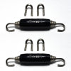 Stainless Bros Spring Tab Kit - 5 Pack SS304 (5 Springs 10 Hooks and 5 Black Silicone Sleeves)