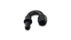 Vibrant -6AN Push-On 180 Deg Hose End Fitting - Aluminum