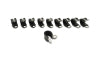 Vibrant Cushion Clamps for 5/8in (-10AN) Hose - Pack of 10
