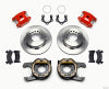 Wilwood D154 P/S Park Brake Kit Red Mopar/Dana 2.36in Off w/Snap Ring Bearing