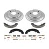 Power Stop 06-11 Honda Civic Coupe Rear Autospecialty Drum Kit