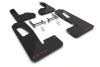 Rally Armor 22-26 Rivian R1S Black UR Mud Flap w/Red Logo