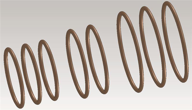 Cometic ATI 7in Damper O-Ring Rebuild Kit - 3 Ring Design - 8 Pieces