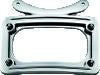 Kuryakyn Curved License Plate Frame Chrome