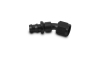 Vibrant Push-On 30 Degree Hose End Elbow Fitting Size -4AN