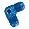 Russell Performance -8 AN Blue 90 Degree Fuel Pressure Adapter