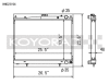 Koyo 00-02 Nissan Skyline GTR 2.6L Turbo Racing Radiator
