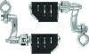 Kuryakyn Longhorn Trident Dually Offset Highway Pegs 1-1/4 in Clamp Chrome