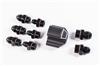 Radium Engineering 3 Into 1 Distribution Block w/ Fittings