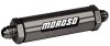 Moroso Oil Filter - In Line Screened -12An - Aluminum