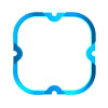 KC HiLiTES FLEX ERA 4 Color Bezel Ring Blue (ea)