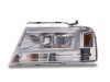 Raxiom 04-08 Ford F-150 Axial Series Projector Headlights- Chrome Housing- Clear Lens