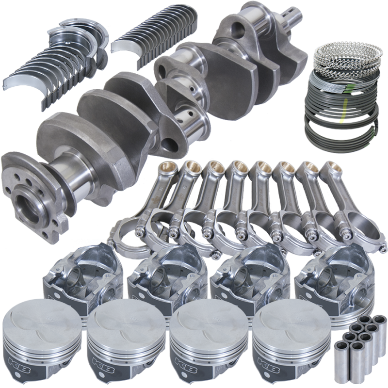 Eagle Chevy 400 3.750in Crank 5.700in I-Beam Rods -7cc Flat Top 4.185in Pistons Rotating Assembly