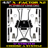 Rock Krawler 97-06 Wrangler TJ 4.5in X Factor X2 Flat Belly CoilOver Long Arm System w/ 5 In Stretch
