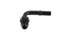Vibrant 90 Degree Aluminum AN to Male Quick Connect Fitting -8AN - 0.375in Barb Size